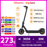 JUICEASE ESMax 45KM Electric Scooter 35KM/H Fast Speed 1000W Peak Power 10 Inch Anti-puncture Air Tire 14.5AH Folding E-scooter