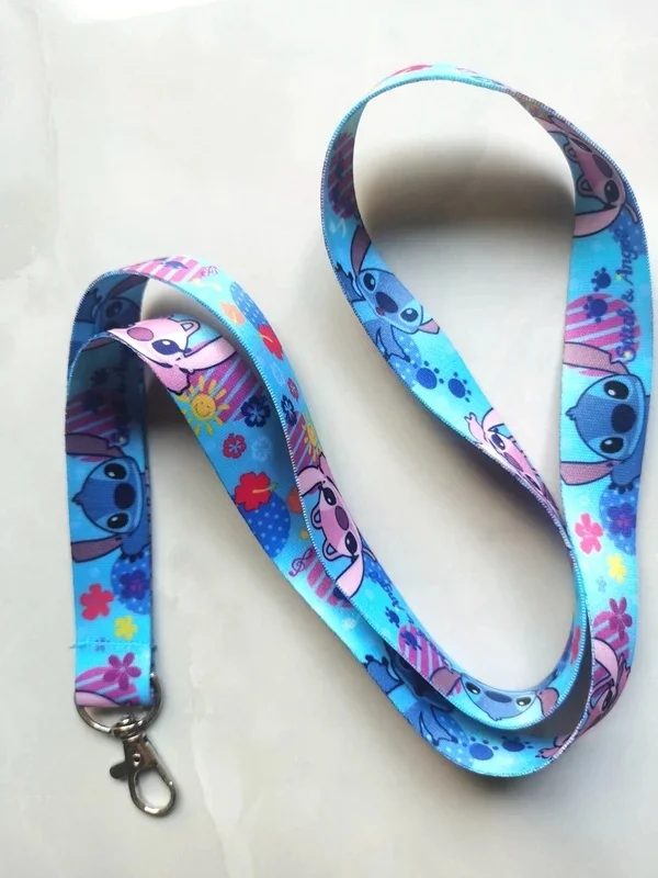 Nouveau 1 pièces Disney point lanières clés sangle de cou pour carte Badge porte-clés lanière porte-clés bricolage accrocher corde porte-clés