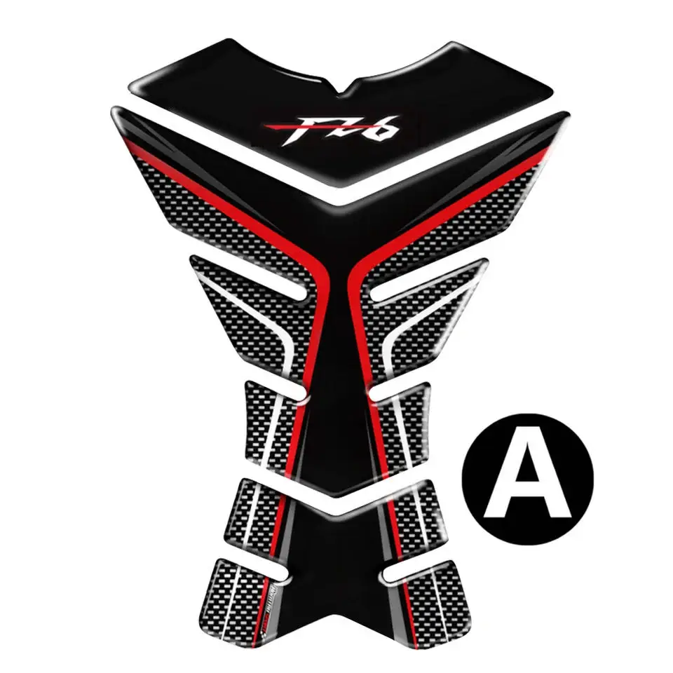 

Motorcycle Accessories For YAMAHA FZ6 FZ6N FZ6S FZ6A Tankpad Sticker 3D Tank Pad Stickers Oil Gas Protector Cover