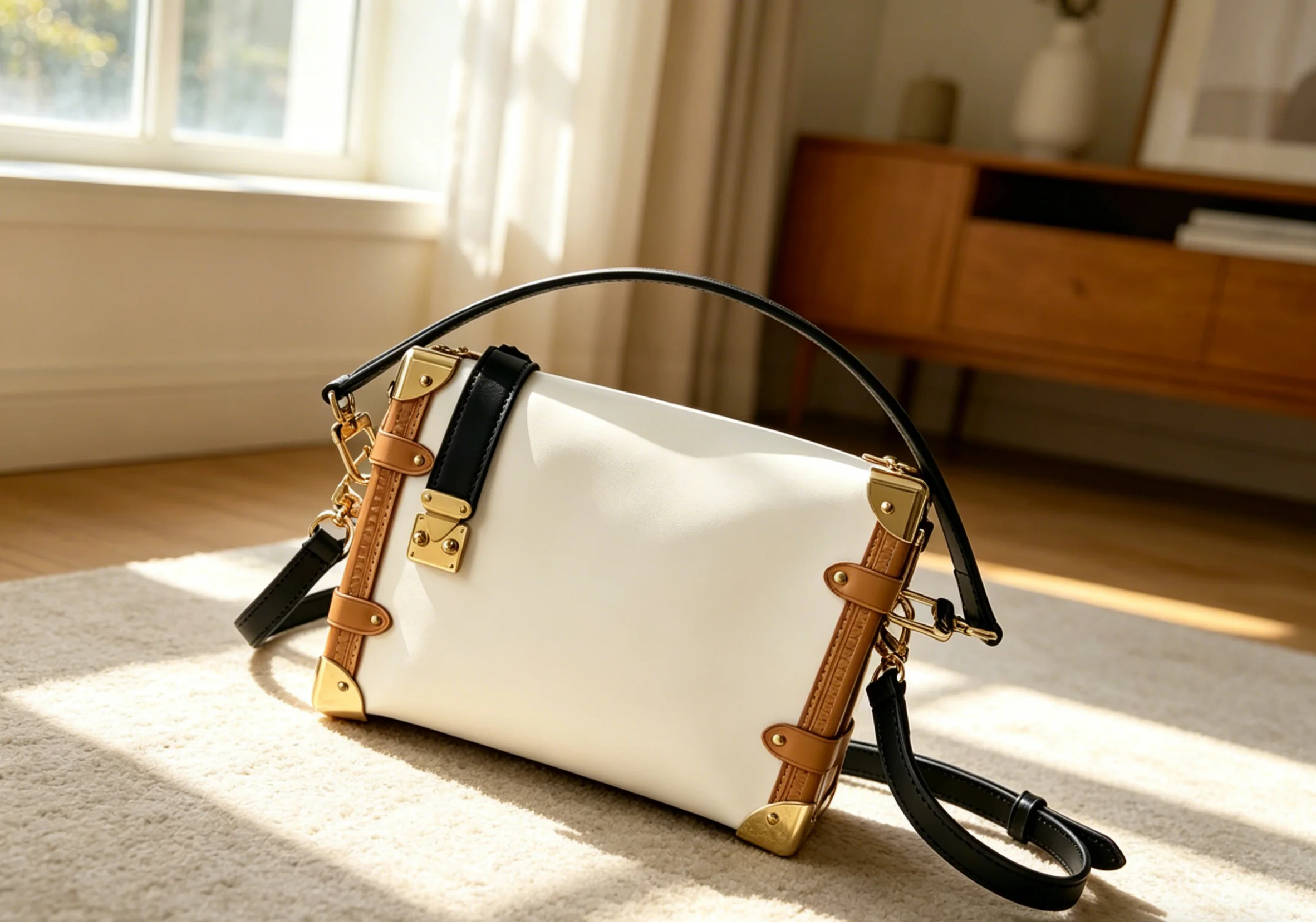 

2026 Размер: 24X14X6 см без коробки Новая модель Универсальная и стильная сумка из натуральной кожи - Прочная, высококачественная и доступная по цене