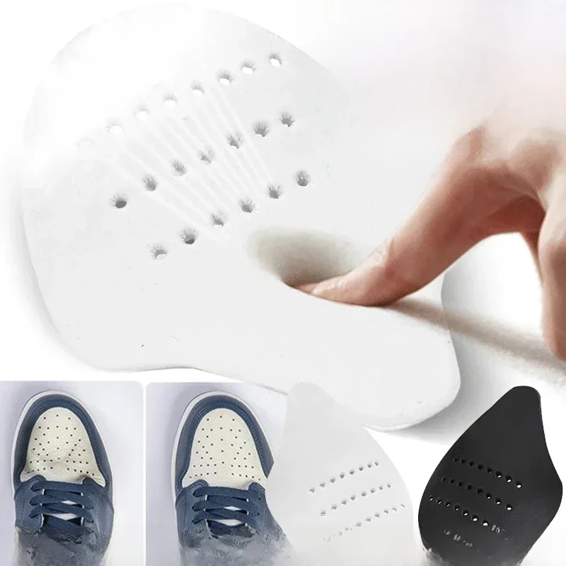 4/2 pièces Sneaker bouclier baskets Anti pli froissé pli chaussures Support embout Sport balle chaussures tête civière tête bouclier