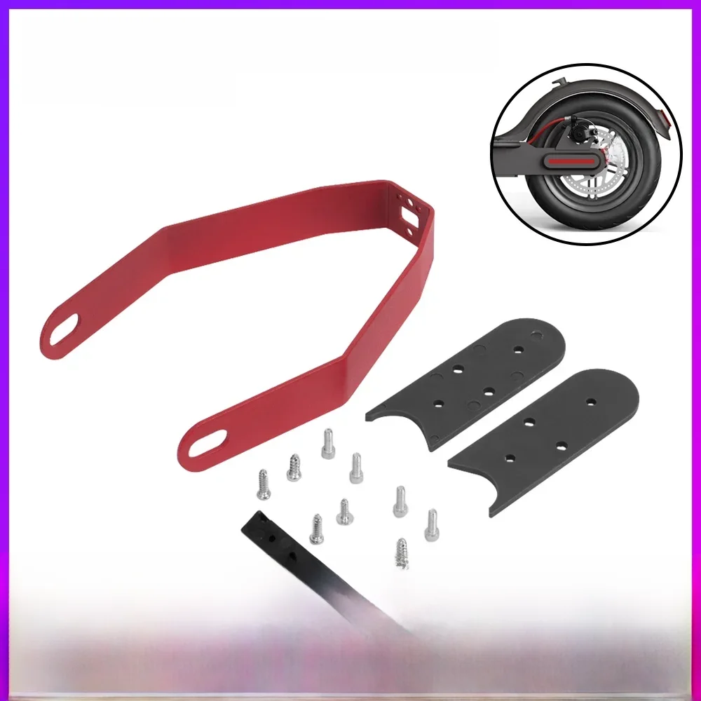 Support de garde-boue arrière avec Support métallique avec coussinet de couverture d'écart pour Scooter électrique Xiaomi M365 Pro Pro 2, pièce de roue de pneu de 8.5/10 pouces