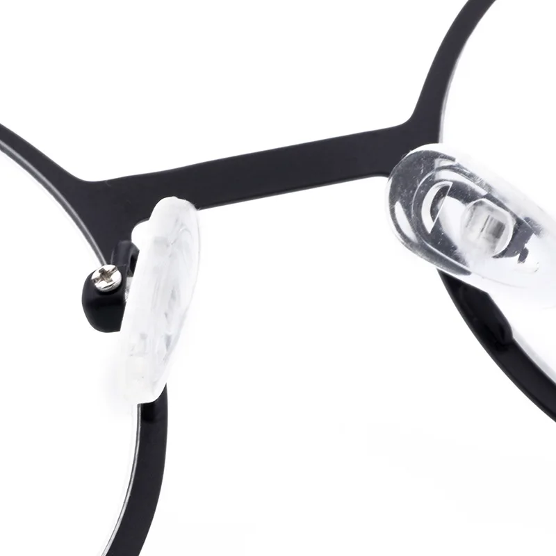 Pink Round Women Eyeglasses Frames for Women Optical Glasses Frames Metal Full Rim Rx Eyewear Red Tortoise Light Stainless Steel