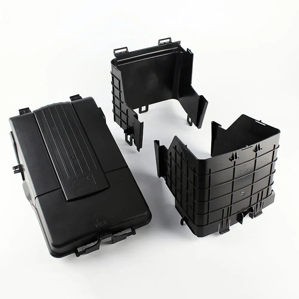 NOWY ZESTAW 3 SZT. OSŁON BATERII, OSŁON PROTEKCYJNYCH PRZECIW ZAPŁYSZCZOM do Golf 5 6 Passat B6 A3 Octavia Seat Leon 1KD915443 1KD 915 336 1KD915335 — zdjęcie 2
