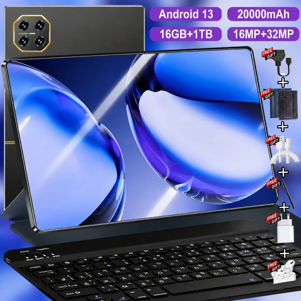Versión global 2026, tableta Android con pantalla de 10,36 pulgadas, chip de 14 núcleos, 16 GB de memoria RAM y 1 TB de almacenamiento
