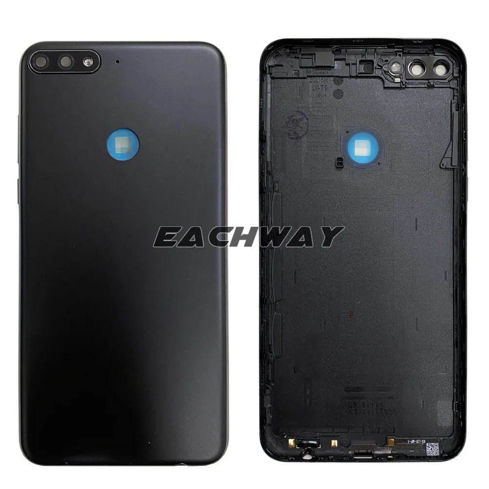 New For Huawei Y7 2018 Back Battery Cover Housing Case Y7 Pro 2018 For Huawei Y7 Prime 2018 Battery Cover L22 LX2 L21 LX3