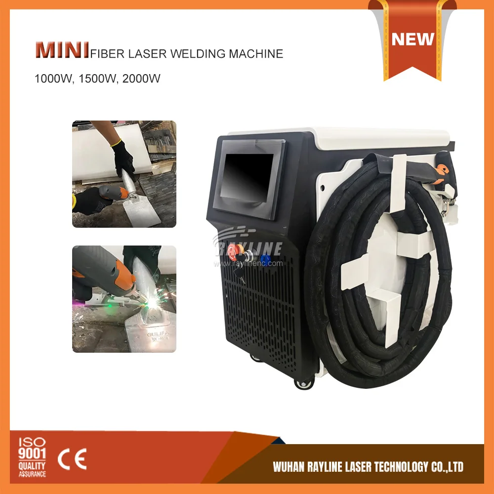 Mini Fiber Laser Welding Machine Portable 1500/2000W Optic Air-cooled Laser Cleaning Machine For Steel Metal Stainless Aluminum
