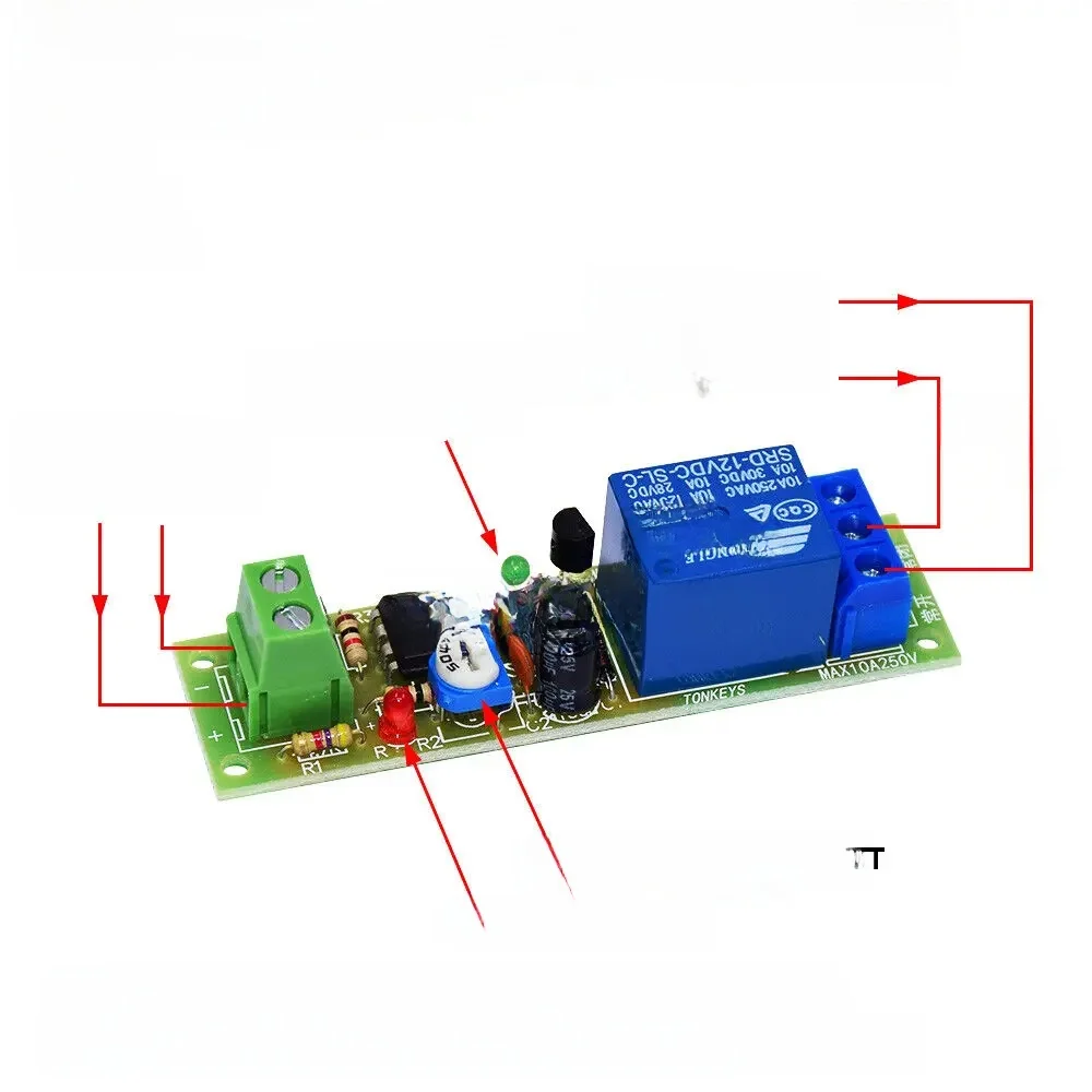 AliExpress NONE NE555 DC 12V  Adjustable Time Trigger unlimited Cycle Timer Delay Turn On OFF Relay Switch Module  Control