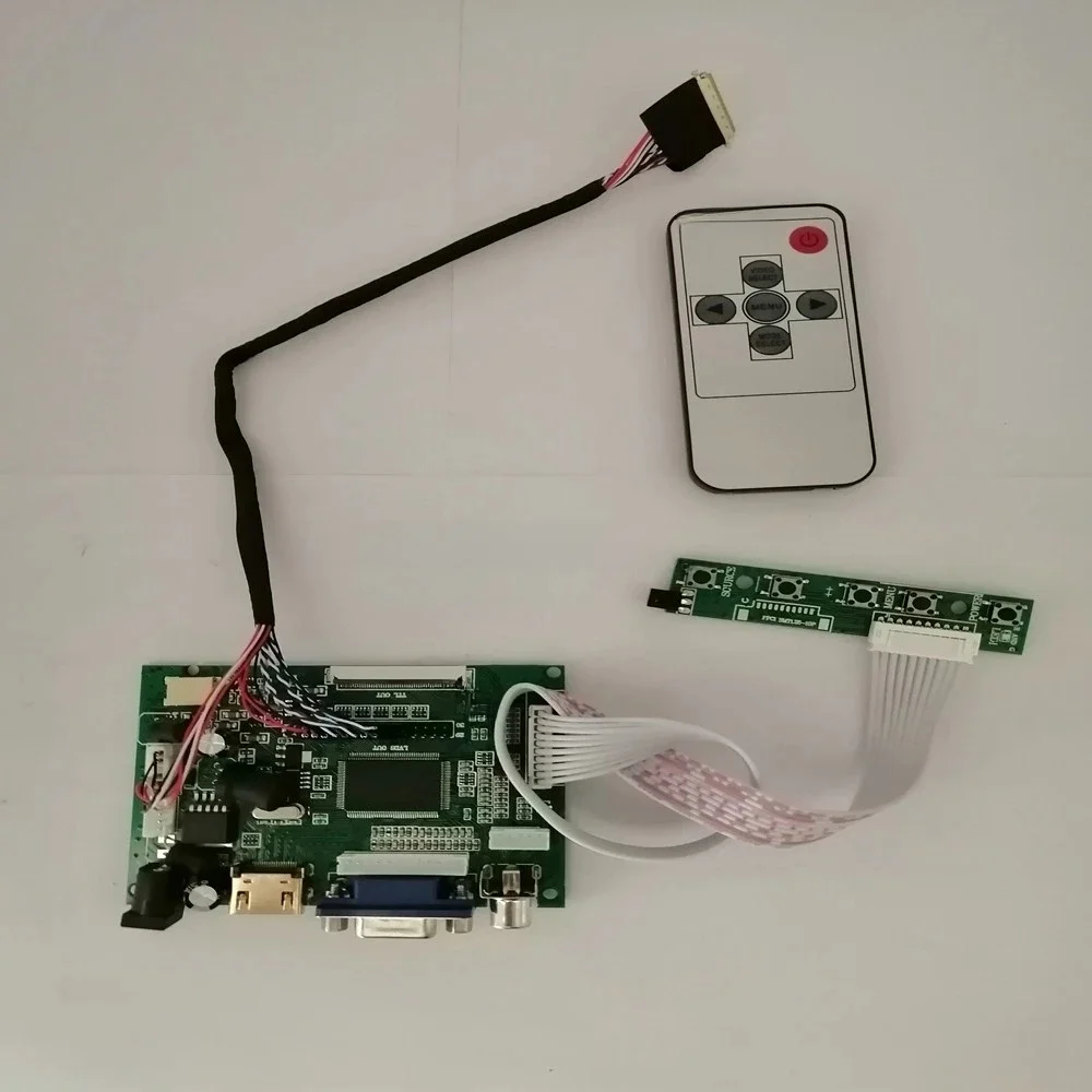 Nowy Zestaw Monitora B156XW02 V0 V.0 / V1 V.1 / V2 V.2 HDMI+VGA+2AV Płytka Sterownika 1366X768 40Pin LVDS Panel Ekranu LCD LED — zdjęcie 2