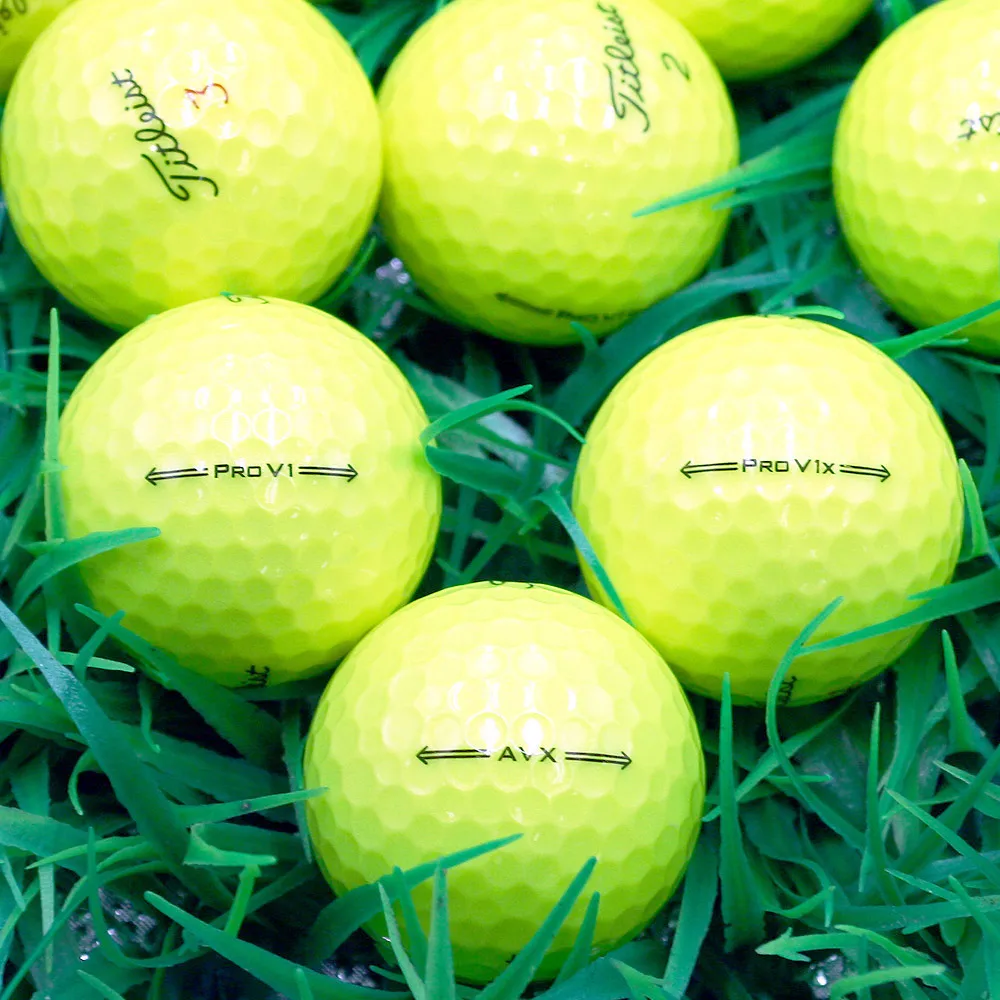 Rostball Golf Balls 3 pieces AVX Yellow 20 pieces A + Class used Golf Rostball