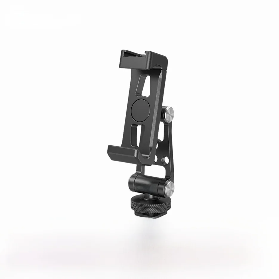 Metalowy uchwyt na telefon SmallRig do telefonu o szerokości 57-88 mm Szybkie przełączanie mikrofonu / światła wideo dla DJI RS 4 / RS 4 Pro 4382 4301 — zdjęcie produktu 7
