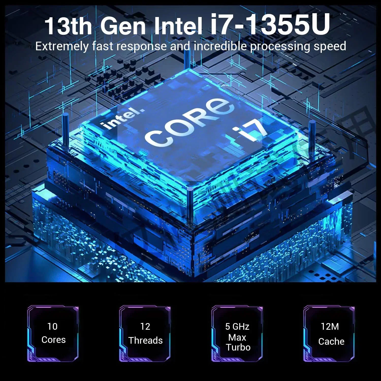 HP 17.3" HD+Touchscreen Laptop,Intel Core i7-1355U,64GB RAM,2TB SSD,Backlit Keyboard,Windows 11 Home