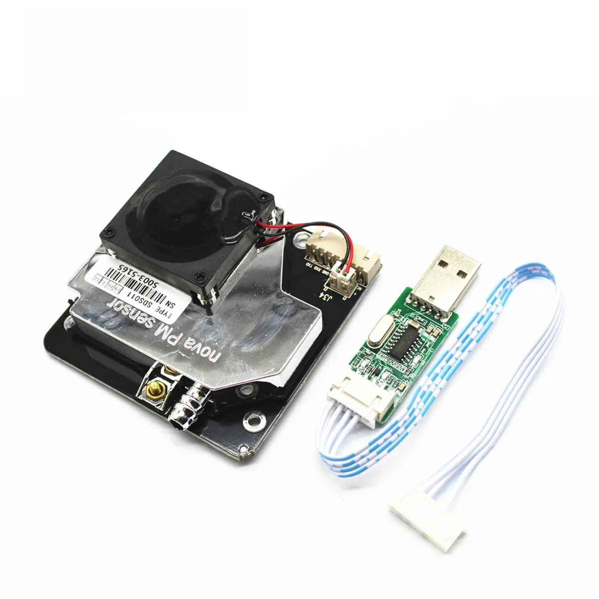 Czujnik PM SDS011 High Precision Laser Pm2.5 moduł czujnika wykrywania jakości powietrza SMD zabawka elektryczna Megmoki 2.6-10V Stadard — zdjęcie 2