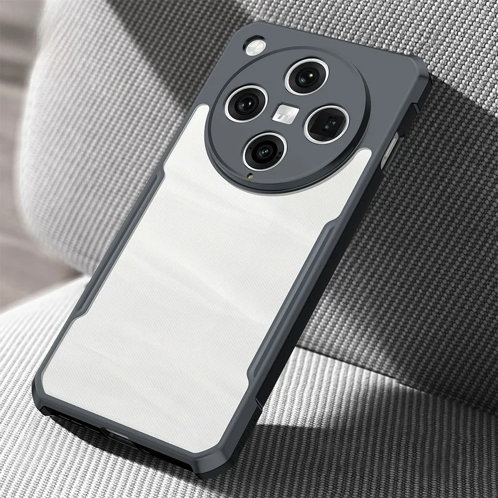 Xundd dla OPPO Find X8 Pro X8 Ultra Case Airbag Shockproof Shell Lens Full Protection Back Stripe Transparent Cover Anti-scratch — zdjęcie produktu 7
