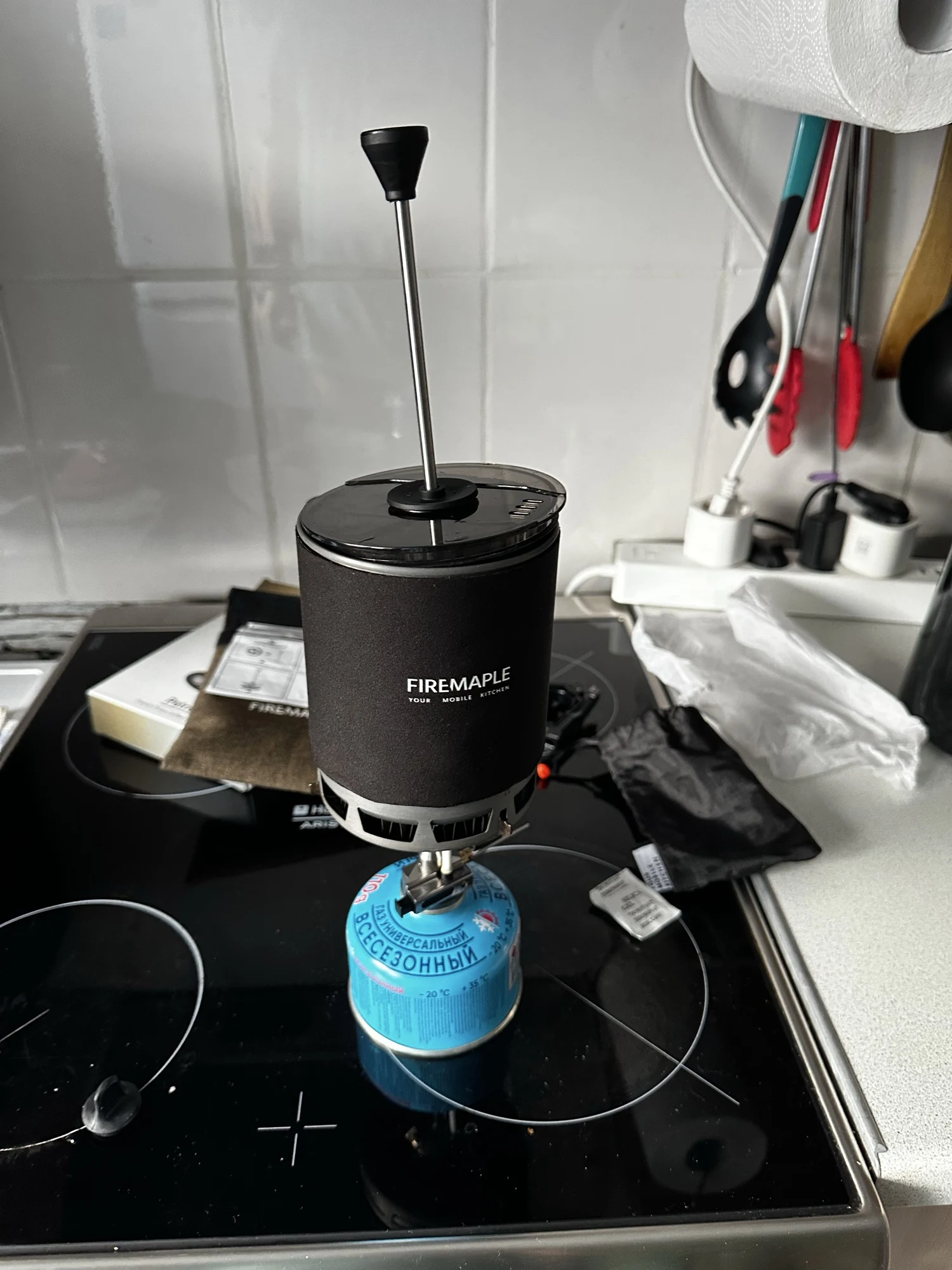 Petrel French Press Filter G3 | Camp Coffee Made Easy | Fire Maple