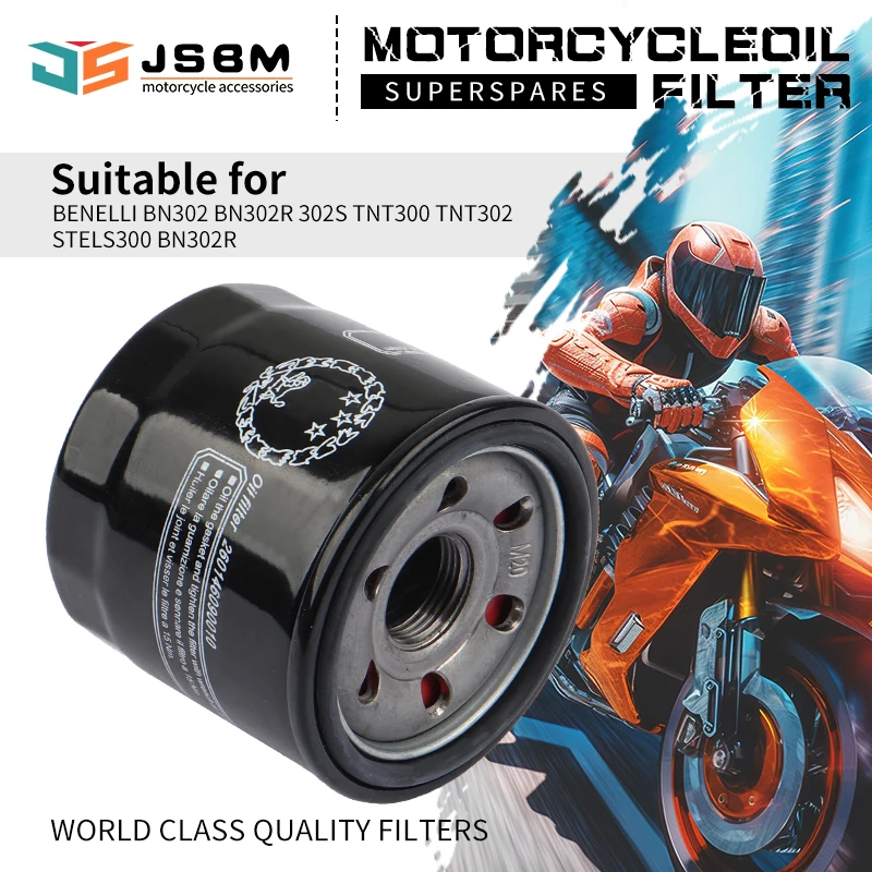 

JSBM For Keeway RK6 RKX 300 For Benelli 302s BN302 TNT300 STELS 300 BN600 TNT600 Leoncino 500 BN TNT 300 302 600 Oil Filter