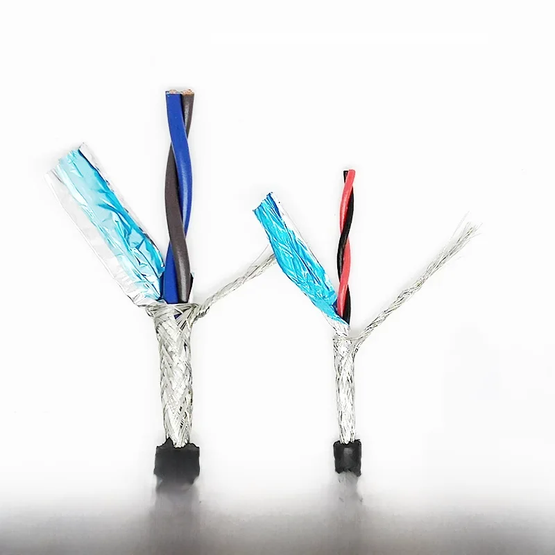 RVSP 2 cœurs paire torsadée câble blindé 26 24 22 20 18 17 16AWG RS485 fil de contrôle de Signal câble Audio surveiller le cordon d'alimentation