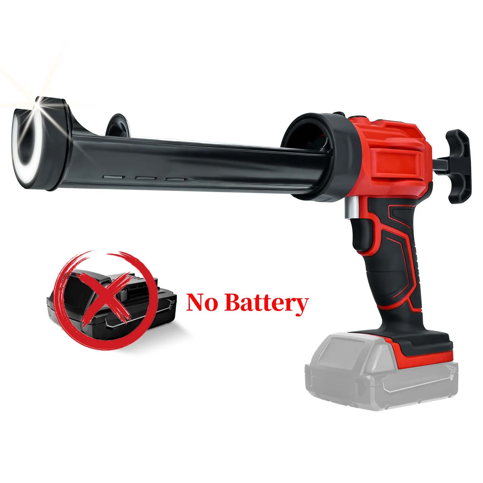 Elektrisch Kitpistool 10 Oz/300 Ml 4 Snelheden Glaslijm Kitpistool Siliconen Pistool Vullen Afdichting Tool Voor Milwaukee 18V Batterij