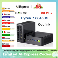GMKtec K8 Plus Ryzen 7 8845HS MINI PC Windows 11 Pro WIFI6 BT5.2 Oculink Desktop Mini PC Gamer Computer DDR5 5600Mhz PCIe4.0 SSD