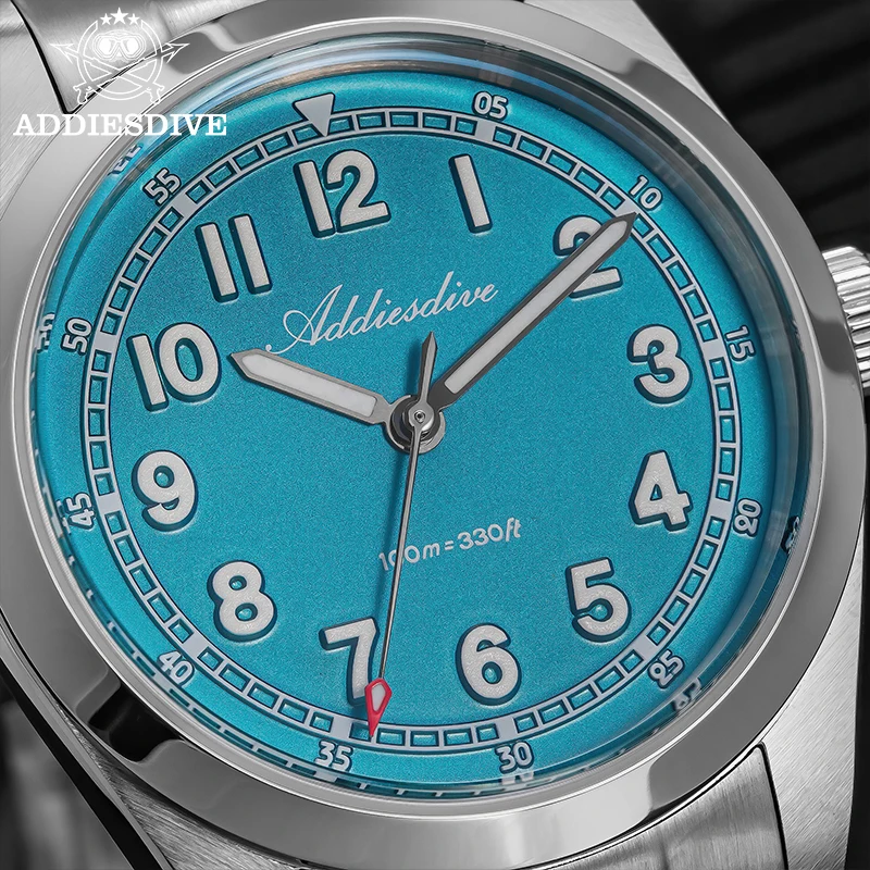 ADDIESDIVE 36mm Quartz Woman Watches Japan 2035 Sapphire Crystal 316L Stainless Steel BGW9 Luminous 100m Waterproof Woman Watch