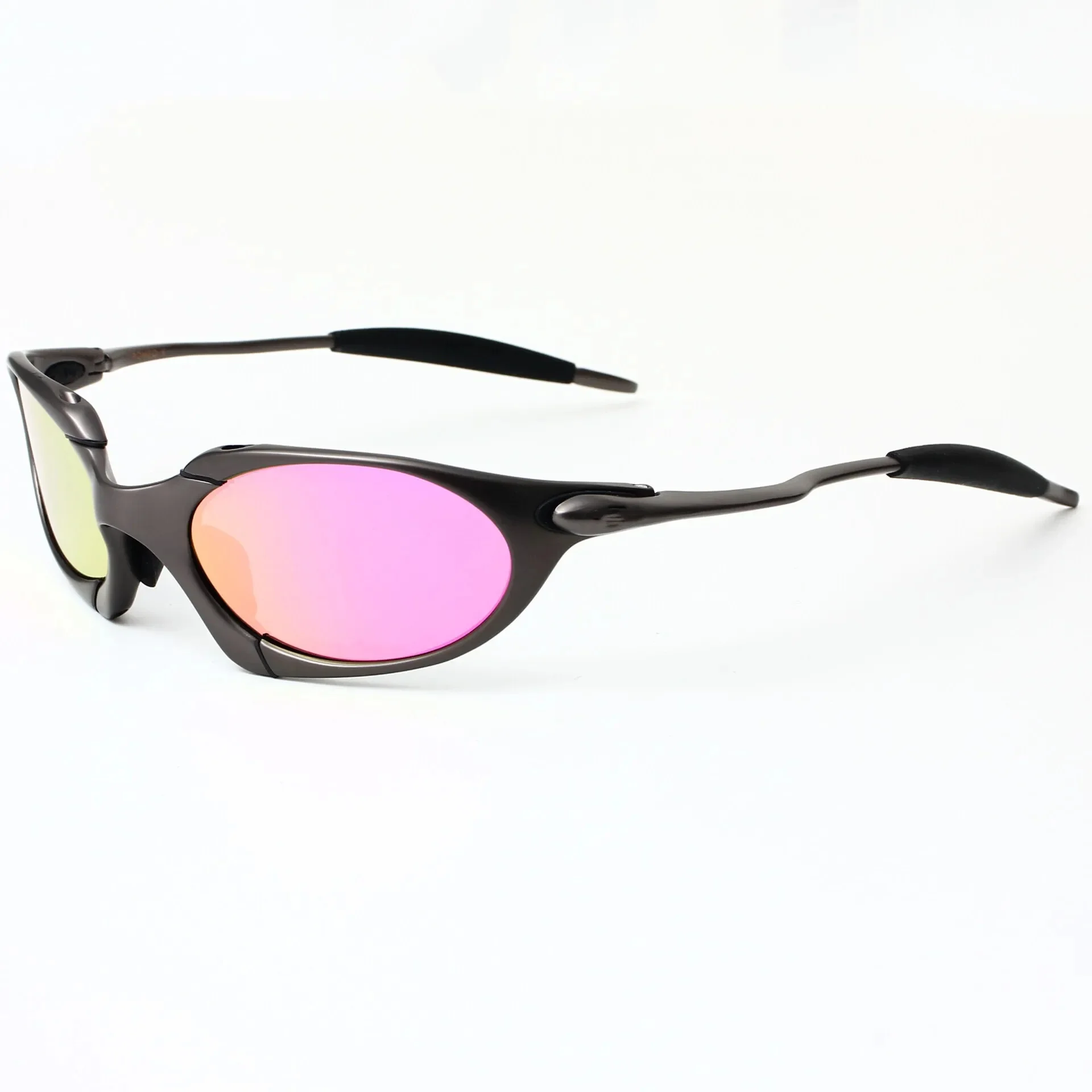 AliExpress Golden frame polarized sunglasses X metal future technology style outdoor sports cycling sunglasses Romeo