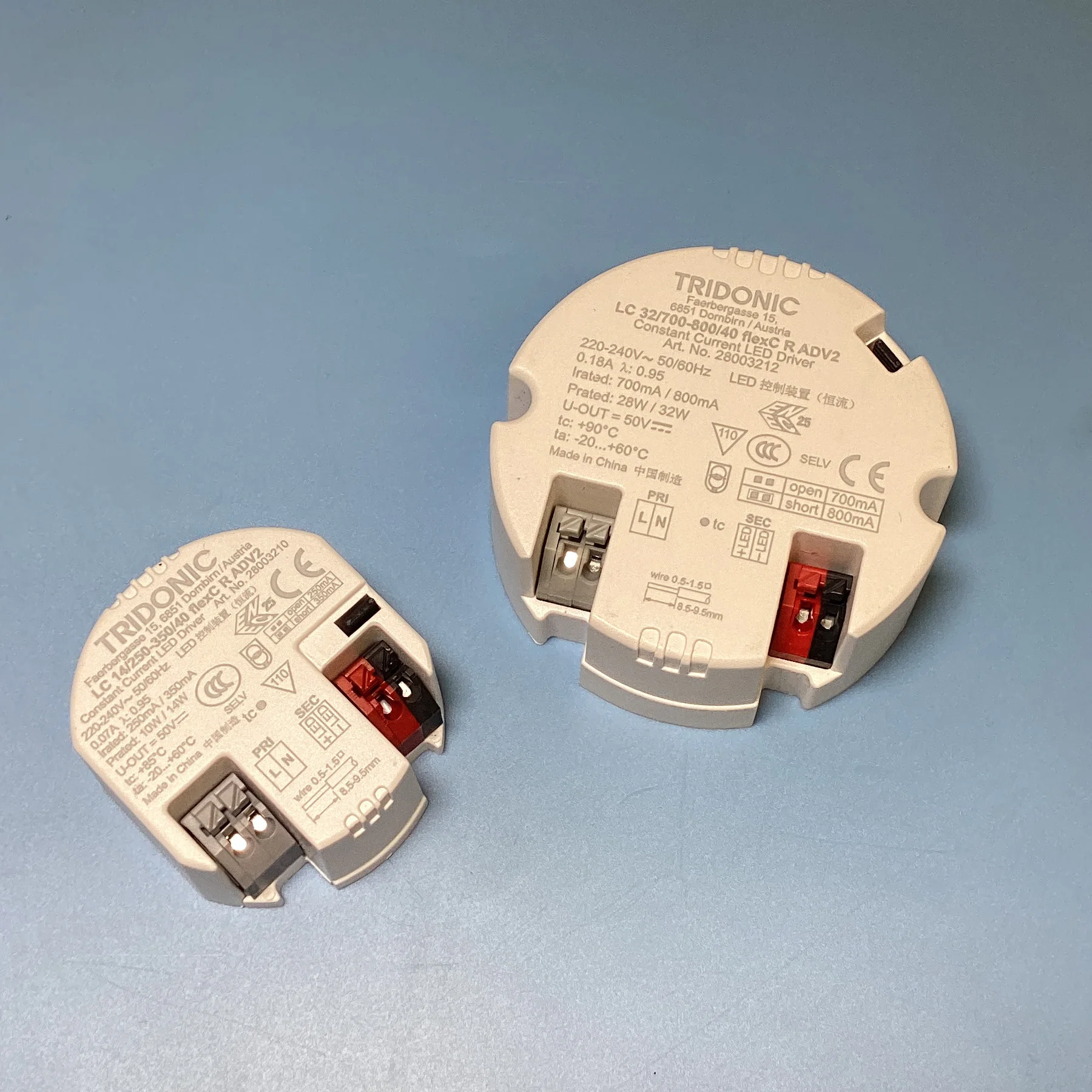 Fixed Output Built-in LED Driver Adjustable 250mA or 350mA Constant Current LED Driver 700mA or 800mA For Spotlights Area Wall