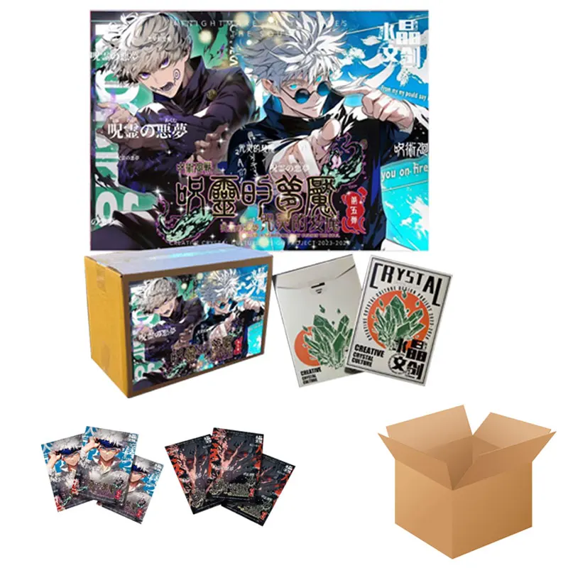 Wholesale Jujutsu Kaisen Collection B5 Card the Nightmare of the Cursed Spirit Wave 5 Anime Box Children Toys Hobbies Gift