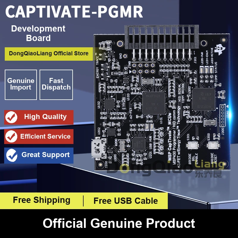 In stock: For CAPTIVATE-PGMR MSP430 CapTIvate programmer/debugger FR2633