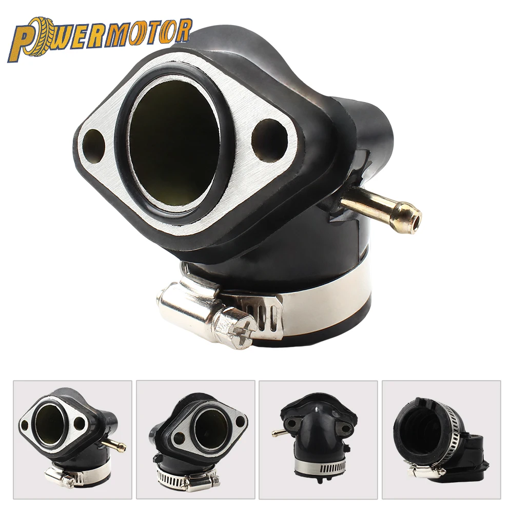 Motorcycle Carburetor Adapter Air Intake System Rubber Universal Manifold Pipe Inlet for Honda GY6 125cc 150cc Engine Motocross