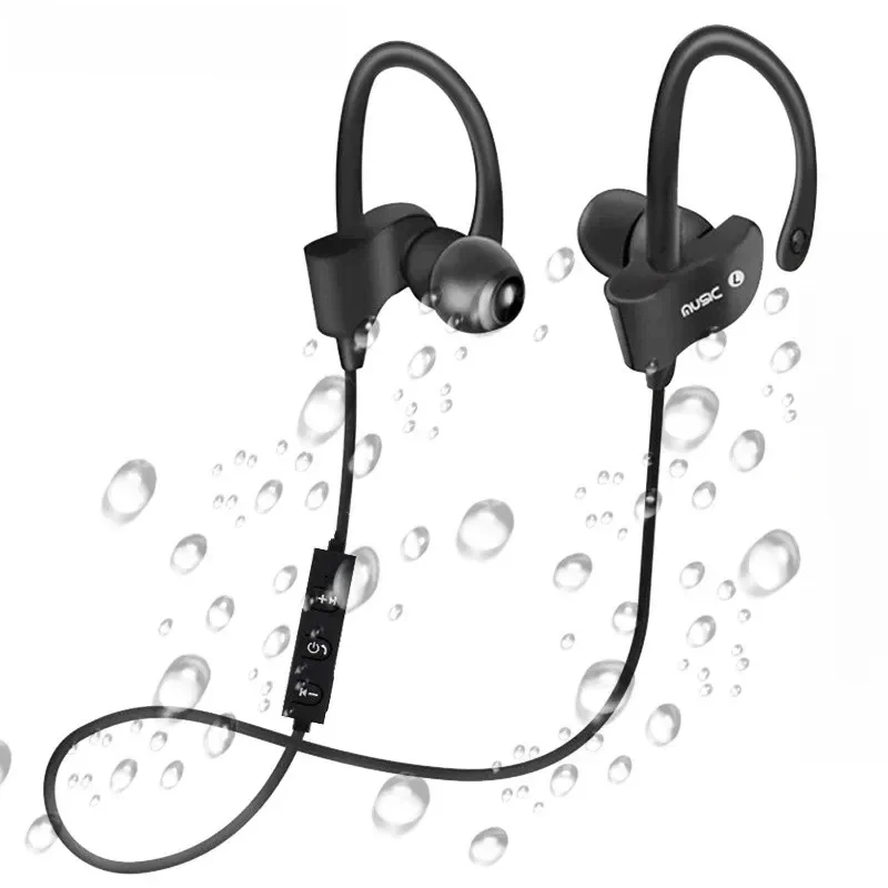 Casque Bluetooth sans fil écouteurs étanche musique Bluetooth Sport écouteur stéréo basse casque avec micro pour tous les smartphones