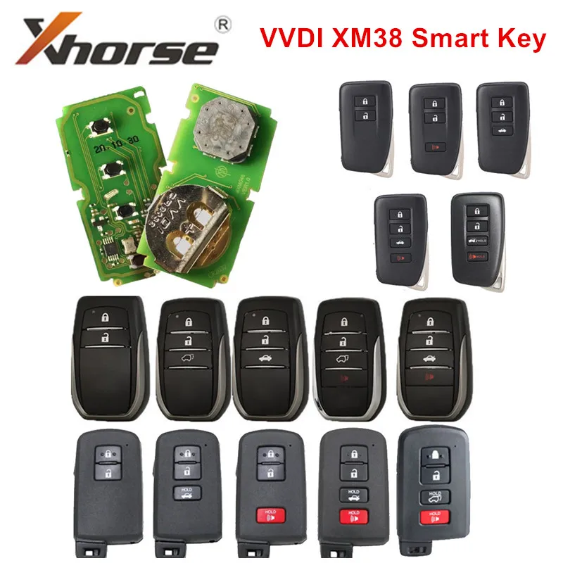 

Xhorse VVDI XM38 Smart Key PCB Circuit board XSTO01EN For Toyota 8A Support Rewrite