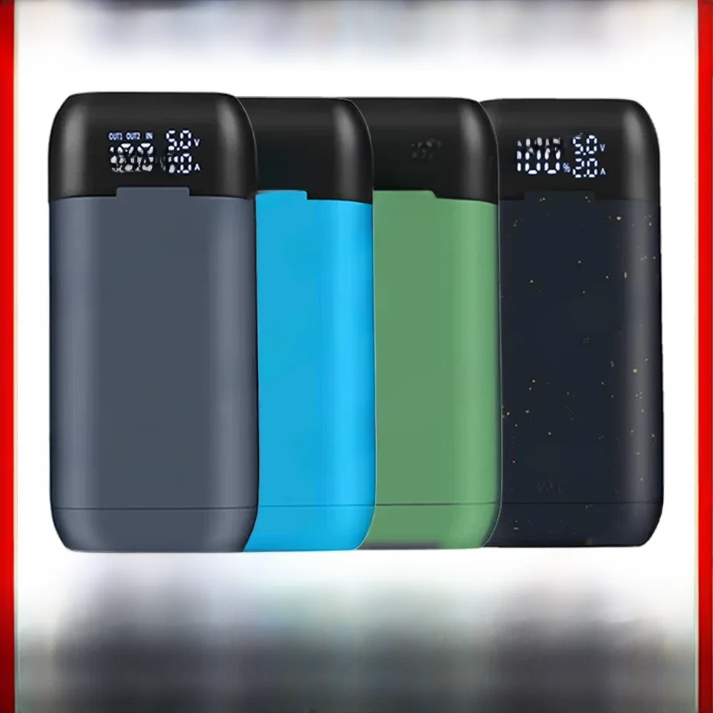 18650 Ładowarka do akumulatorów DIY Power Bank Box Przenośna ładowarka QC3.0 PD 18W do akumulatorów litowych 18650 21700 20700 — zdjęcie 2
