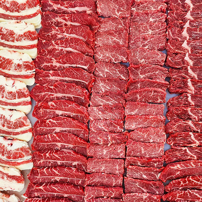 [Gat-sung-bi] surtido de 1kg de carne premium (Fangal y Satchal) 200g