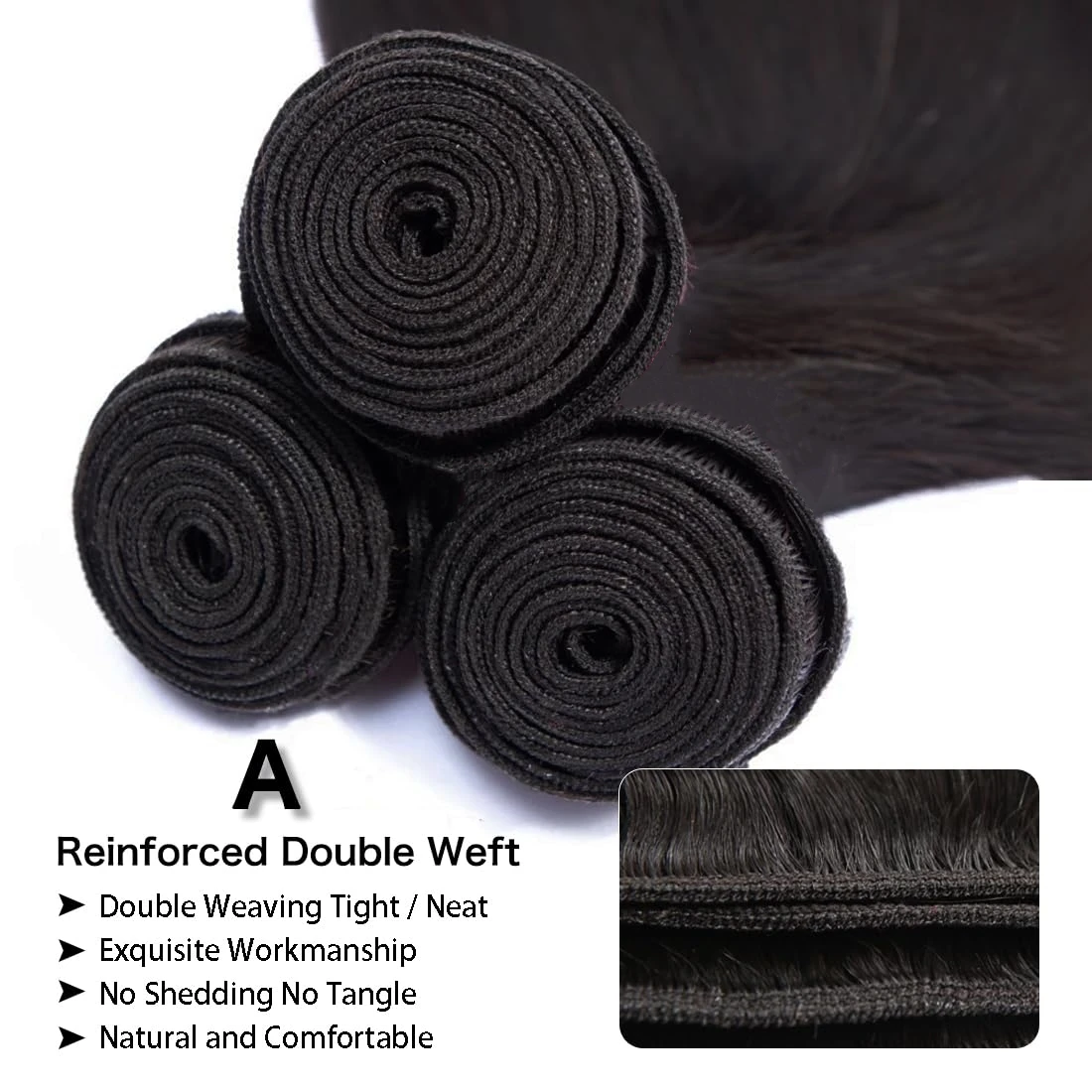 ストレート 1 3 バンドル 100% 人毛バージンレミーヘアストレート人毛バンドルナチュラルブラックバンドルウィーブヘアエクステンション