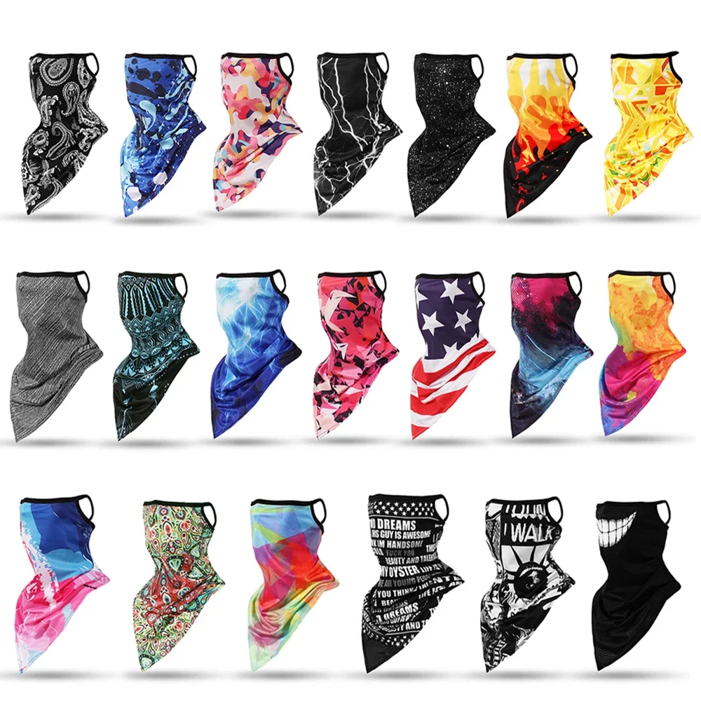 AliExpress NONE Warmer Polyester Fabric Elastic Bandana Cycling Bike Ski Scarf Wrap Neck Cover Windproof Dust Face Protect Outdoor Sports Access