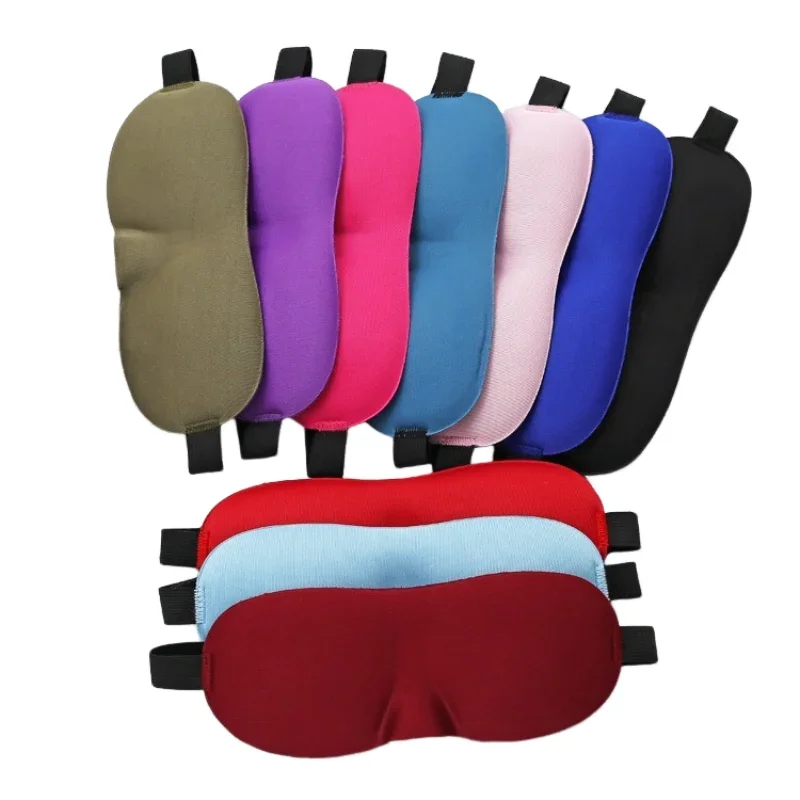 1Pcs 3D Sleep Mask Natural Sleeping Eye Mask Eyeshade Cover Shade Eye Patch Women Men Soft Portable Blindfold Travel Eyepatch — zdjęcie 2
