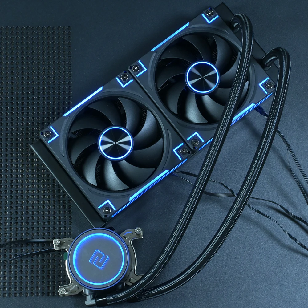 

Кулер для воды процессора 24 см для INTEL LGA1851 1700 1200 Универсальный жидкостный радиатор охлаждения для AMD AM5 AM4 ARGB 3-контактный ШИМ 4-контактный вентилятор