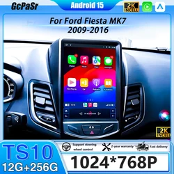 Wireless Android Auto Carplay Car Radio For Ford Fiesta MK7 2009-2016 Head Unit  MultimediaGPS Video Navigation Carplay