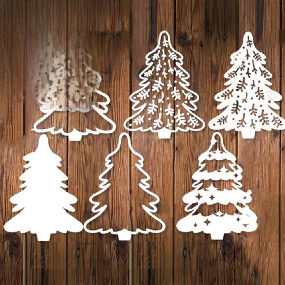 Weihnachtsbäume Metall Stanzformen Schablone Scrapbooking Diy Album Papier Karte Prägung Dekor Handwerk Messer Form