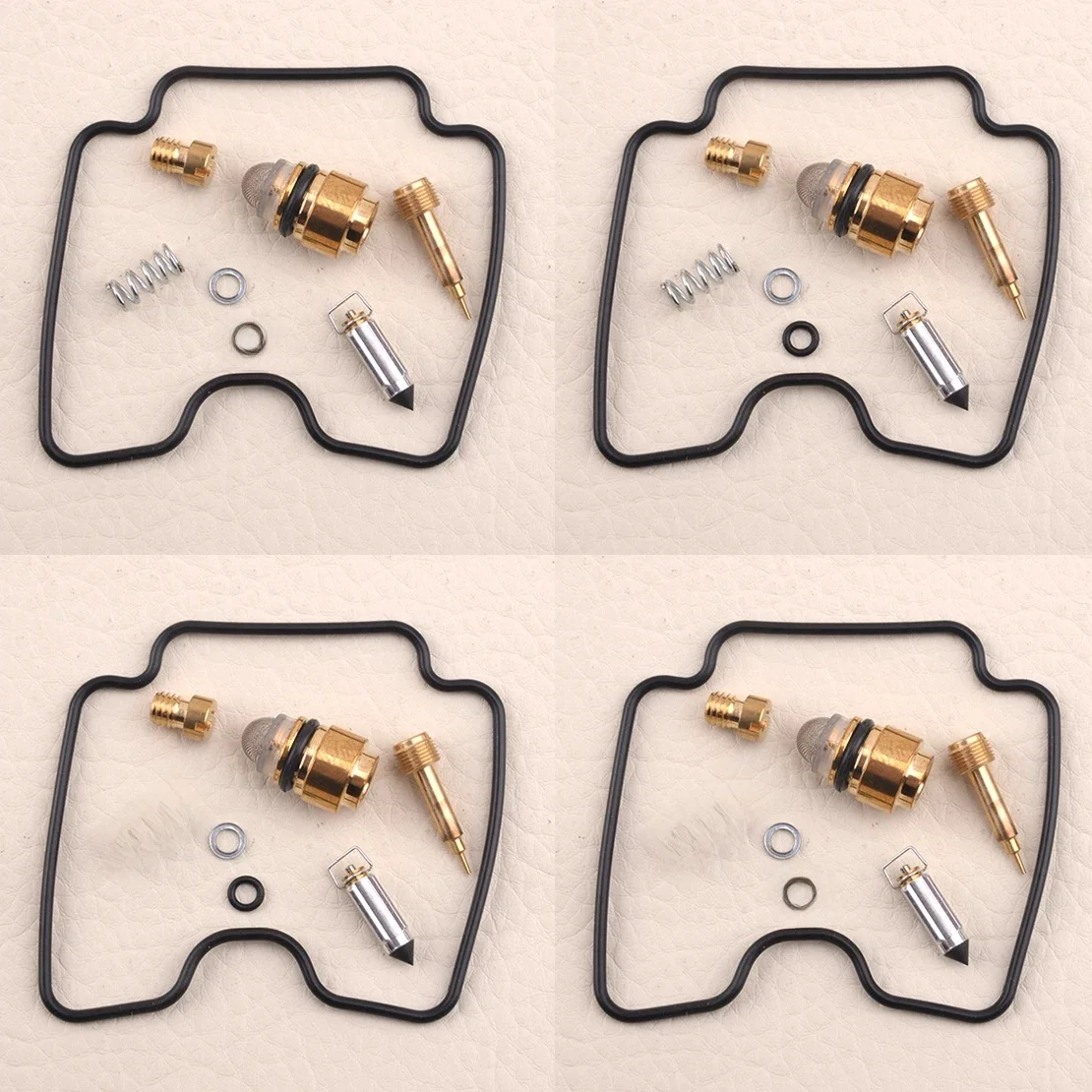 Kit de Réparation de Carburateur de Moto, Flotteur de Remplacement, pour Yamaha FZS 600 Fazer 1998 1999 2000 2001 2002 2003, 4 Ensembles