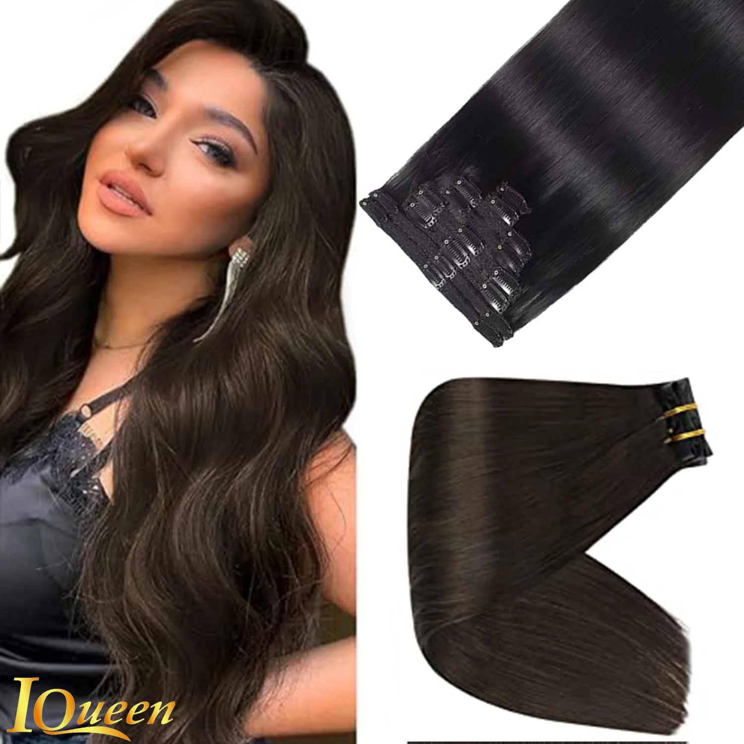 Clip in Hair Extensions Real Human Hair Remy Clip in Hair Extensions Real Human Hair Long Straight Hair Extensions