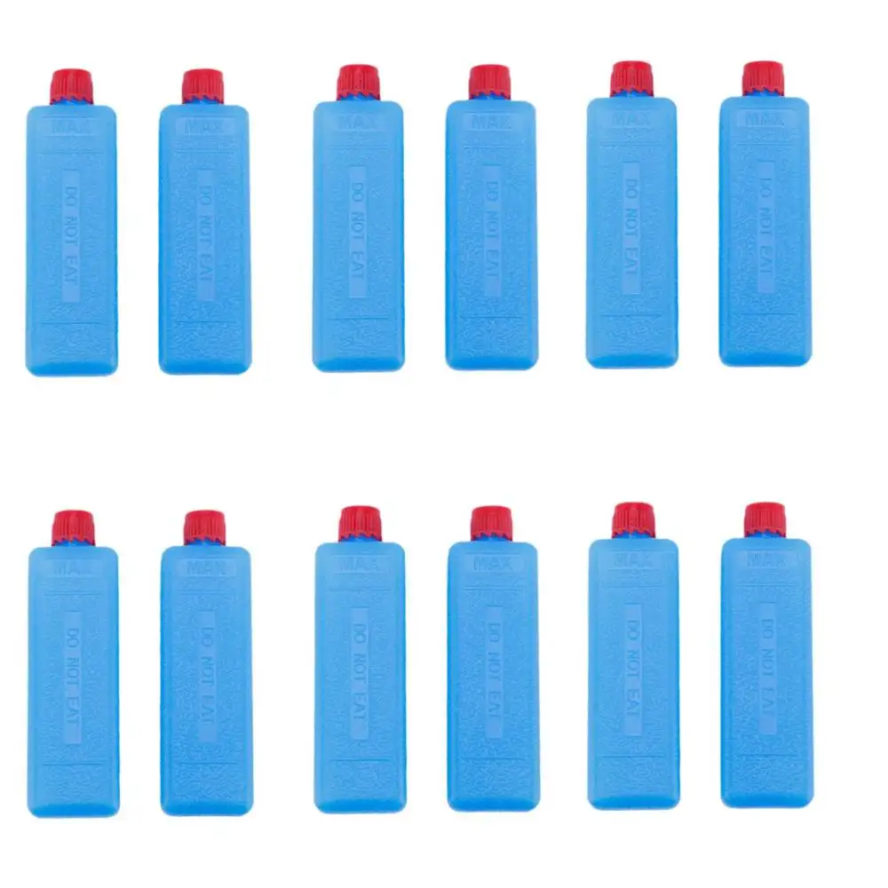 Pacote de gelo retangular reutilizável, 6-12 peças, blocos de gelo, pacotes de freezer para acampamento ao ar livre, piqueniques, churrasco, pacote de gelo de resfriamento de viagem