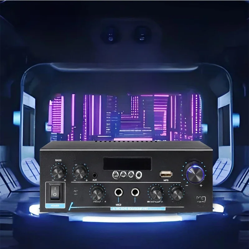 Woopker AK55/AK45 Pro/AK390/AK380 amplificateur de son amplificateur Bluetooth HiFi Audio numérique caisson de basses 2 canaux FM USB Home cinéma