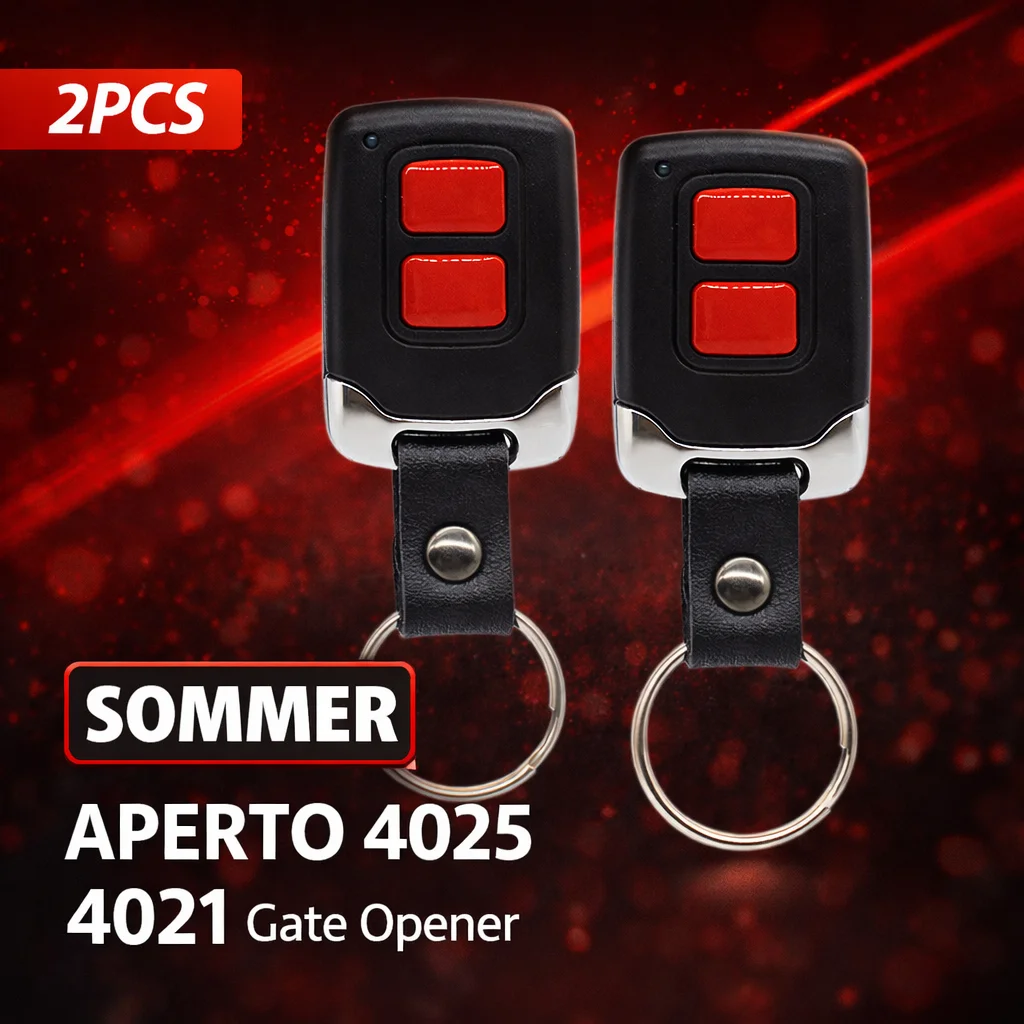 

2 шт. портативных пультов-передатчиков HENDERSON для открывателей гаражных ворот SOMMER 4031 4020 4026 TX-03-868-4 868.8 МГц