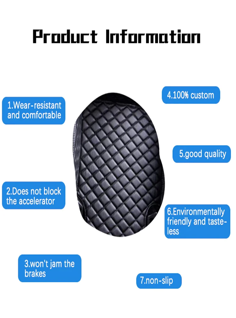 Car Floor Mats For Ford C-Max MK2 2011~2016 5seat Leather Mat Auto Carpet Anti-dirt Pads Non-slip Floor Mat Rug Car Accessories