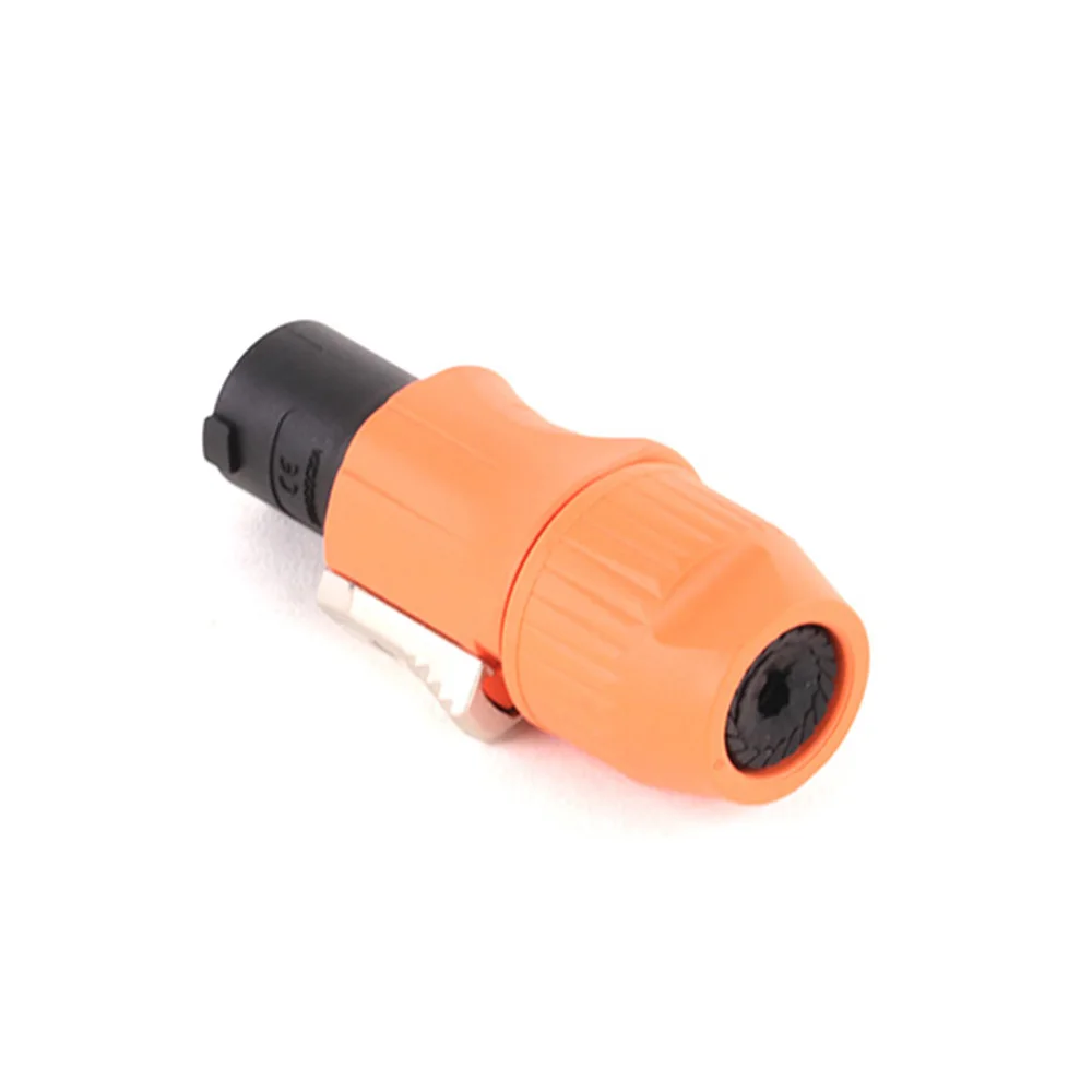 1pc Waterproof Powercon Speaker Connector 3Pins Powercon Male Plug Female Chassis Socket IP65 Aviation Flame Retardant Conector