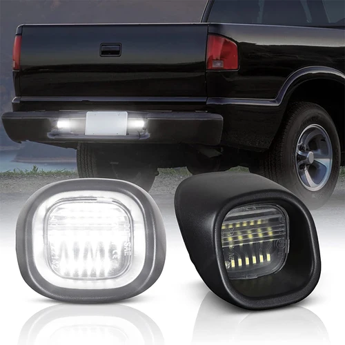 Luz LED blanca para matrícula, 2 uds., para Chevrolet Blazer 1998-2005 S10 1998-2004, GMC Jimmy Sonoma Oldsmobile Bravada