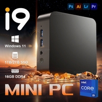 2025 Portable Mini PC i9 Windows 11 Computer Intel Core i9 8950HK 16GB 1TB Gaming Computer Dual-Band WiFi 6-Core Mini Desktop PC