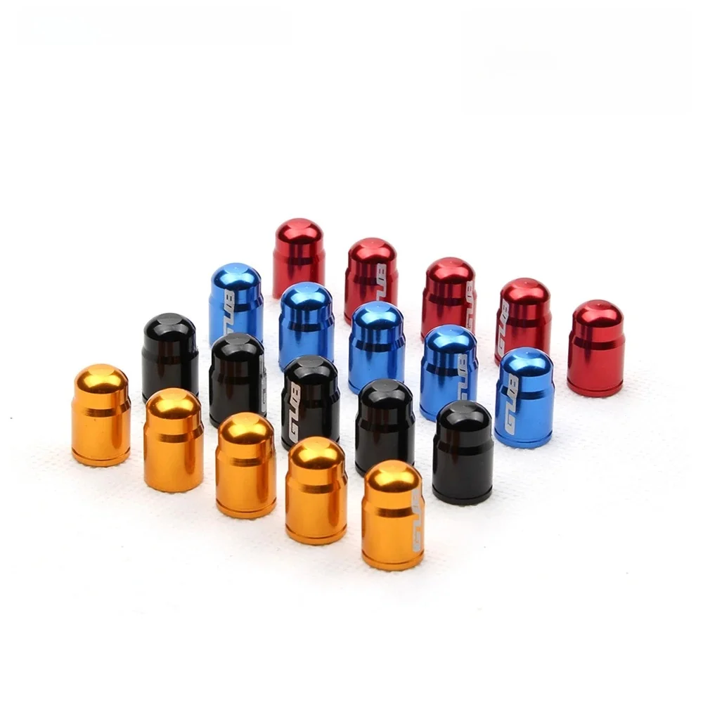 AliExpress GUB 2pcs Bicycle Tire Valve Caps Aluminum Alloy MTB Road Bike Tube Valve Cover AV/FV Schrader Nipple Cap Presta Valve Cover