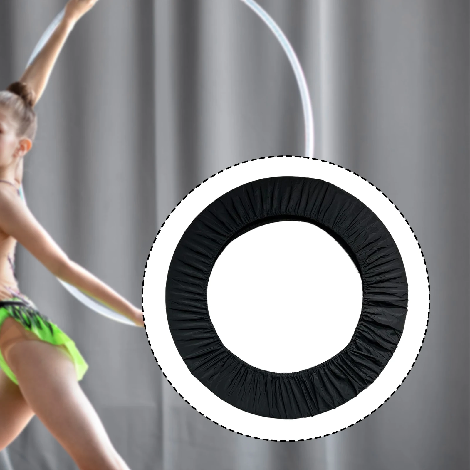 85cm Rhythmic Gymnastic Hoop Cover Gymnastics Equipment Easy to Install Protector Artistic Calisthenics Accessory Protection Cas